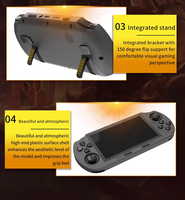 Console de jeu portable SF3000 HD, écran de 4,5 pouces, batterie de 3000 mAh, 20000 jeux intégrés, commandes à double joystick, prise en charge de plusieurs jeux