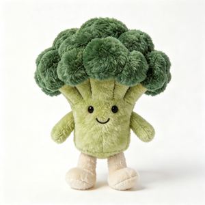 Customize Broccoli Stuffed Plush Toy Custom Green Broccoli Plush Stuffed Toy Wholesale Green Broccoli Stuffed Plush <b>Doll</b> - Product Image 5