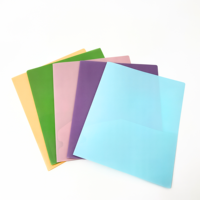 Carpeta de Archivo con Clip de Plástico PP de Primera Calidad, Colorida, Gruesa, Impermeable y Ecológica para Documentos de Oficina y Escolares