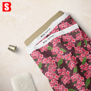 Tessuto <span class=keywords><strong>Liberty</strong></span> in Cotone con Stampa Digitale Personalizzata 100% Cotone Originale Elegante Tessuto con Motivo Floreale per Abbigliamento e Abiti da Donna - Product Image 4