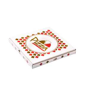 Boîte à pizza personnalisée de qualité alimentaire, emballage en carton ondulé recyclé, logo personnalisé, design couleur, vente en gros, usine - Product Image 2