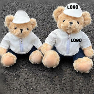 Boneka Beruang Seragam LOGO Kustom Menerima Logo Kustom Hadiah Promosi Mainan - Product Image 3