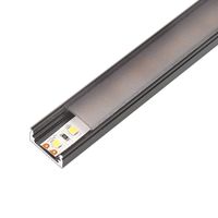 Profilés LED en aluminium anodisé T5 1708B, dissipateur thermique pour bande LED avec couleur personnalisée, CRI élevé 90, dimmable, garantie 5 ans
