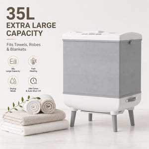 <span class=keywords><strong>Scaldasalviette</strong></span> Elettrico Pieghevole Certificato ETL con Spegnimento Automatico e Timer <span class=keywords><strong>per</strong></span> Casa e Hotel - Product Image 2