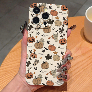 เคสป้องกันกันกระแทก TPU นิ่มลายผีฟักทองสุดสร้างสรรค์อย่างมีสไตล์สำหรับ iPhone 11-17พร้อมการพิมพ์ยูวีจากแบรนด์จีน - Product Image 5