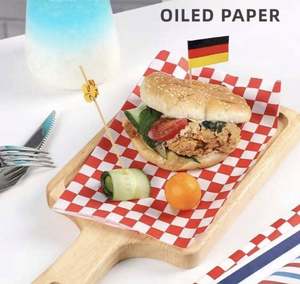 Papel de Envolver para Mantequilla Biodegradable y Resistente a la Grasa, de Grado Alimenticio, con Impresión Personalizada, de 30-60g, para Empaque - Product Image 2