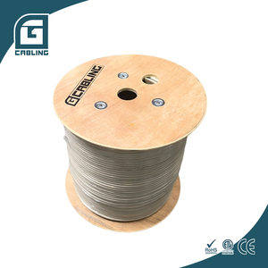 Câble <span class=keywords><strong>Ethernet</strong></span> extérieur Gcabling <span class=keywords><strong>Cat</strong></span> 6/<span class=keywords><strong>7</strong></span> UTP FTP <span class=keywords><strong>STP</strong></span> 305m 1000 fils blindés en cuivre massif 23AWG blanc en boîte de 305m - Product Image 1