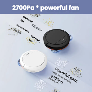 Limpiador de carga automática controlado por WiFi con aplicación, máquina de limpieza de suelos, <span class=keywords><strong>robot</strong></span> aspirador inteligente de barrido en seco y húmedo - Product Image 4