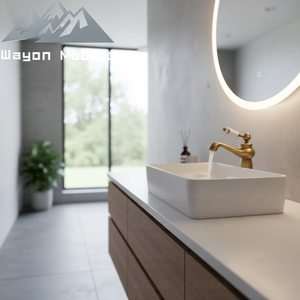 Grifo <span class=keywords><strong>de</strong></span> Baño <span class=keywords><strong>de</strong></span> Latón Dorado <span class=keywords><strong>de</strong></span> Lujo Wayon, Mezclador <span class=keywords><strong>de</strong></span> Lavabo <span class=keywords><strong>de</strong></span> una Sola Manija, Bronce Antiguo, Sin Plomo, Certificado CE, Modelo WW-YSLT - Product Image 4