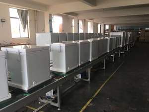 Freezer kulkas bertenaga surya 12V baja tahan karat portabel untuk penggunaan luar ruangan dan mobil dengan baterai dan fitur tenaga surya - Product Image 6