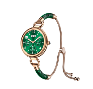 Relojes inteligentes redondos de moda para mujer HKSF W01, elegantes pulseras. - Product Image 6