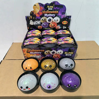 Nouveau jouet compressible en plastique, doux et mignon, à thème Halloween, en forme de pain fantôme/gelée, adapté aux enfants de 14 ans et plus