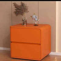 Table de chevet moderne minimaliste blanche avec tiroirs, table de chevet en bois massif pour chambre à coucher, hôtel