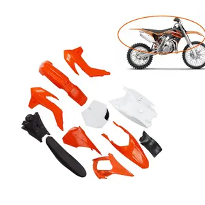 Xe máy hoàn chỉnh đầy đủ cơ thể nhựa Kit Bộ phận tạo Fender với bình nhiên liệu cho KT85 Motocross Dirt Bike Pit xe đạp