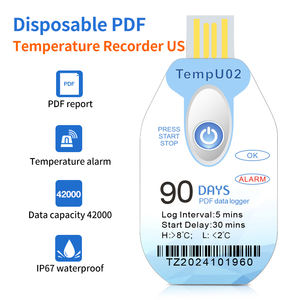 Termômetro <span class=keywords><strong>Digital</strong></span> XINKE TempU09 com Registro de Dados USB, Monitoramento de Temperatura e Pressão, Controle Inteligente por App, Excel OEM IP67 - Product Image 6