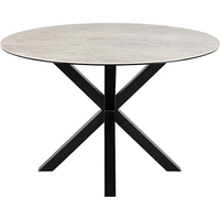 Ensemble de table à manger classique et au design moderne Ensemble de table à manger en pierre Meubles de salle à manger modernes en céramique Ensemble de 4 avec table ronde