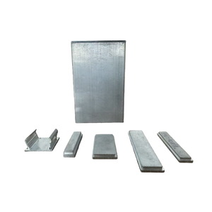 アルミ製エンドキャップアルミ製スクエアエンドキャップアルミ製長方形エンドキャップ - Product Image 2