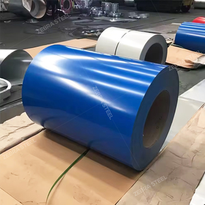 Bobina de Acero <span class=keywords><strong>PPGI</strong></span>/PPGL de Alta Calidad, Color Azul Ral 5004/5005/5008, Superficie Lisa/Rugosa - Product Image 5