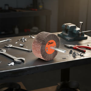 Ttake Abrasive Flap <b>Wheel</b> 20x20 Mm 6 Mm Shaft 180 Grit For <b>Grinding</b> - Product Image 3