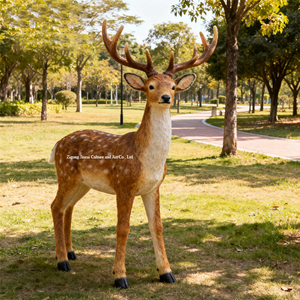 Thực tế Sika Hươu tượng <span class=keywords><strong>animatronic</strong></span> động vật cho vườn thú trang trí Giáng sinh - Product Image 5
