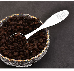 LOGOTIPO personalizado Espresso Portioning Scoop Polish Coffee Bean Barista Herramienta Cuchara medidora Cocina Café Herramienta de medición - Product Image 6