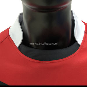 PUREメンズOEM昇華プリントカスタムニウエラグビーリーグトレーニング服赤いスポーツウェアラグビーシャツジャージー - Product Image 4