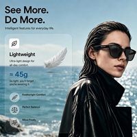 Nouvelles Lunettes Intelligentes Y1 2026 avec Caméra IA, Traduction IA, Reconnaissance d'Objets, Appels Bluetooth, Musique et Logo Personnalisé
