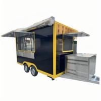 Camion de café mobile professionnel avec machine à expresso commerciale et générateur pour les services de drive-thru et les activités de rue