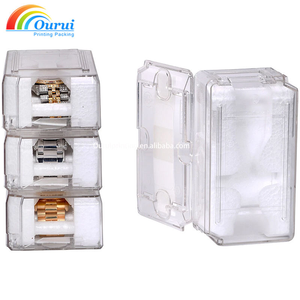 Caja de Plástico Transparente para un Solo Reloj, Resistente a Impactos, con Tapa Abatible y Espuma Protectora para Envío y Exhibición - Product Image 4