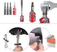 Outils d'impression 3D YouQi avec accessoires d'ébavurage Kit de nettoyage de buse Kit de tournevis Coupe-tube pour imprimante 3D