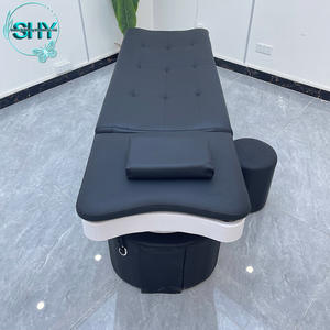 Équipement de spa japonais personnalisé Table de <span class=keywords><strong>massage</strong></span> de salon au design moderne Lit de spa avec shampoing et circulation d'eau Salons de coiffure et de beauté - Product Image 2