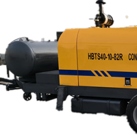 Bomba de hormigón diésel de gran oferta con tanque de agua con compresor de aire y pistola de agua de limpieza de alta presión
