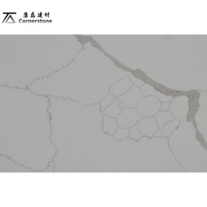 Calacatta putih KL6693 lempengan kuarsa buatan 15mm 18mm 20mm dan 30mm ketebalan meja dapur direkayasa batu - Product Image 3
