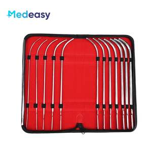 <span class=keywords><strong>Set</strong></span> di suoni uretrali 12 pz con dilatatore <span class=keywords><strong>Hegar</strong></span> in acciaio inossidabile per allenamento di chirurgia ginecologica - Product Image 4