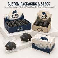 Figurine d'animal bison noir, jouet fantaisie de la faune, modèle de buffle à cornes courbes pour enfants et adultes, décoration d'étagère, fourniture de vente au détail