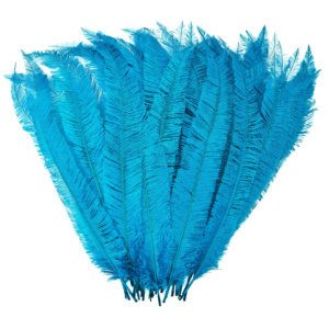 40 - 45 cm <span class=keywords><strong>16</strong></span> -18 pulgadas pluma de avestruz recortada Nandu plumas de avestruz largas para fiesta carnaval disfraces Decoración - Product Image 1