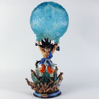 50CM Lumineux Esprit Bombe Goku Grande Taille Manga Figurine Statues DRAGON BAII Figura Collection Modèle PVC Anime Figure Jouets