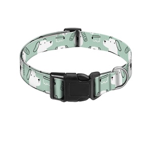 Conjunto de Collar y Correa para Perro Personalizable de PU/Poliéster con Pajarita Ajustable y Pañuelo - Product Image 1