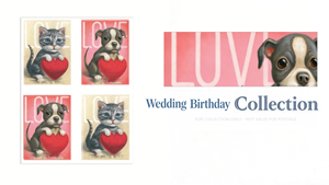 Estampillas y Pegatinas Originales de Correo Permanente de EE. UU. 2023 con Diseño de Gatos y Perros, <span class=keywords><strong>para</strong></span> Bodas, Cumpleaños, Regalos y Envíos Individuales - Product Image 5