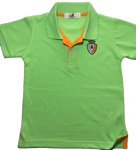 เสื้อเด็กแขนยางยืด 240 กรัม ลายเพสลีย์ ผลิตจากผ้า TC ดับเบิ้ลปิเก้ 35% คอตตอน 65% โพลีเอสเตอร์ - Product Image 4