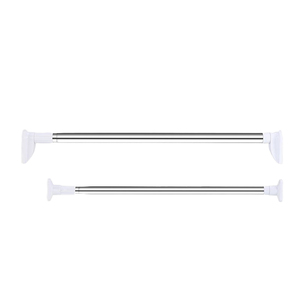 Tringle à <span class=keywords><strong>rideau</strong></span> extensible sans perçage pour salles de bain, salles de douche et fenêtres - Design décoratif artistique - Product Image 4