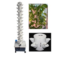 Tour de plantation hydroponique 14 couches 70 Kit de culture hydroponique pour plantes avec kit de culture d'outils pour légumes comprenant de l'eau/tube/minuterie