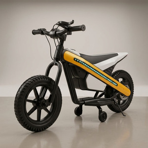 <span class=keywords><strong>Moto</strong></span> électrique pour enfants avec roues d'apprentissage, cadre lumineux LED, vélo électrique rechargeable pour garçons et filles de 6 ans et plus - Product Image 5