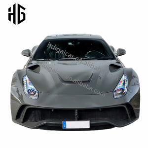 ชุดกันชนหน้ากันชนหลังคาร์บอนไฟเบอร์ครึ่งหนึ่งได้รับการออกแบบใหม่สำหรับสปอยเลอร์บังโคลนกว้าง F12เฟอร์รารี - Product Image 3