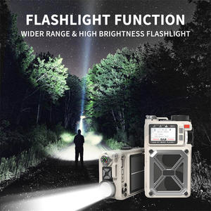 مكبرات صوت محمولة BT FM/من نوع رديء قابلة لإعادة الشحن مشغل موسيقى 4000mH كرنك للطوارئ طراز قديم - Product Image 3