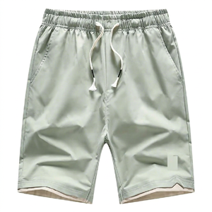 Pantalones Cortos Casuales para Hombre, Más Vendidos, de Algodón Ecológico, Transpirables, de Secado Rápido, Hechos a Medida, Talla para Adultos, Diseño Liso Teñido - Product Image 1