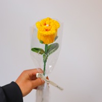 QY Hadiah Mawar Buatan Tangan untuk Hari Valentine Ibu, Ulang Tahun, dan Wanita, Buket Bunga Mawar Berkualitas Tinggi dari Pipa Cleaner, Bunga Mawar dari Kawat Pipa