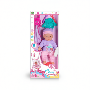 Poupée Piccino avec poussette et accessoires, ensemble de jouets de 55 cm pour enfants - Product Image 2
