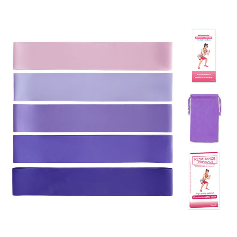 Natural Latex Workout Bands Pull up Assist Band Exercise for Body Stretch