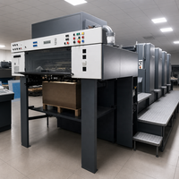 Prensa Offset Automática de Cuatro Colores Usada Speed Master 102-4 SM, Modelo 1997, 100cmx720cm, 15000SPH, Control CPC1, Impresora de Papel/Etiquetas
